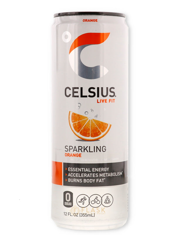 Celsius Sparkling Orange 12oz - Flask Fine Wine & Whisky