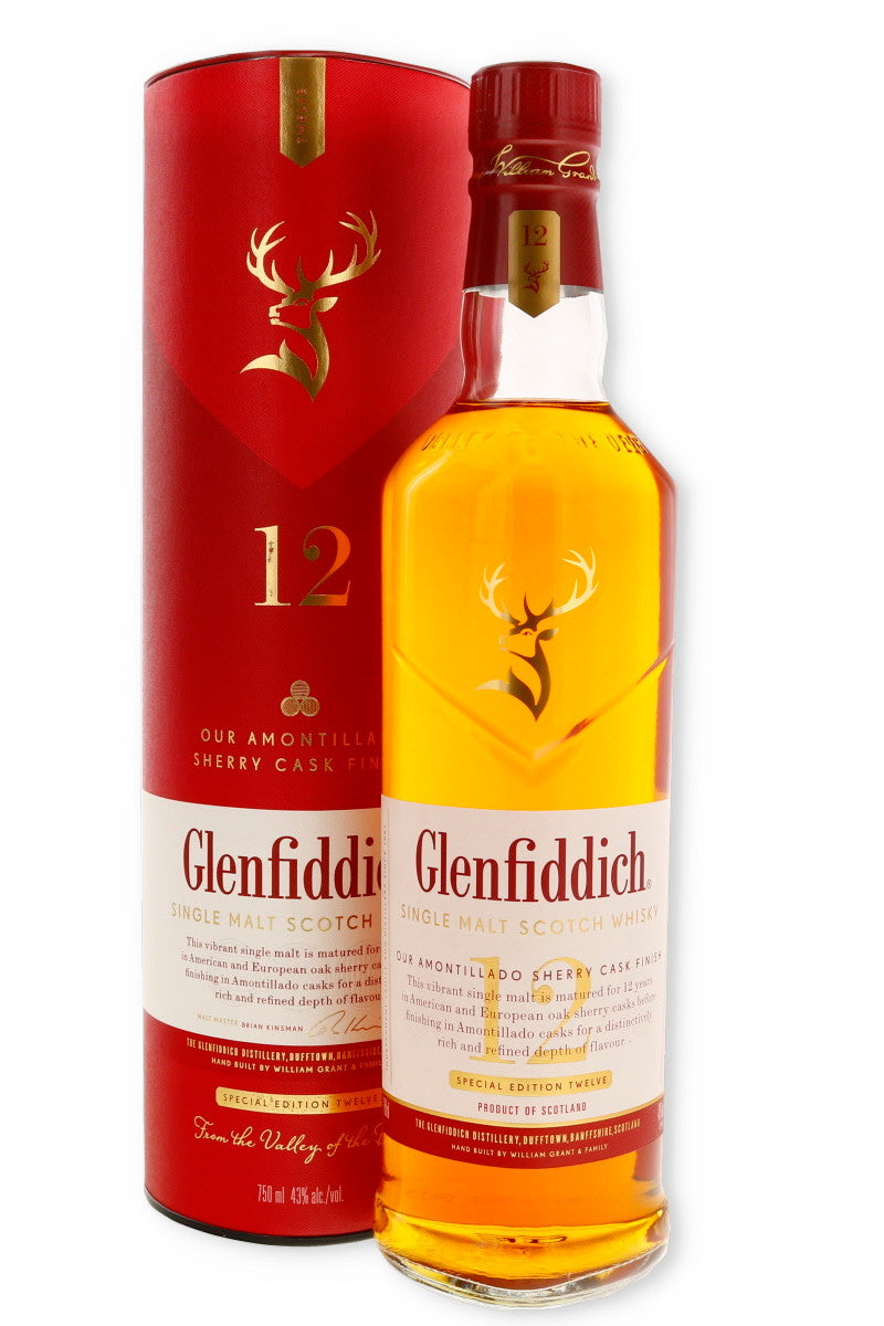 Glenfiddich Amontillado Sherry Cask 12yr - Flask Fine Wine & Whisky