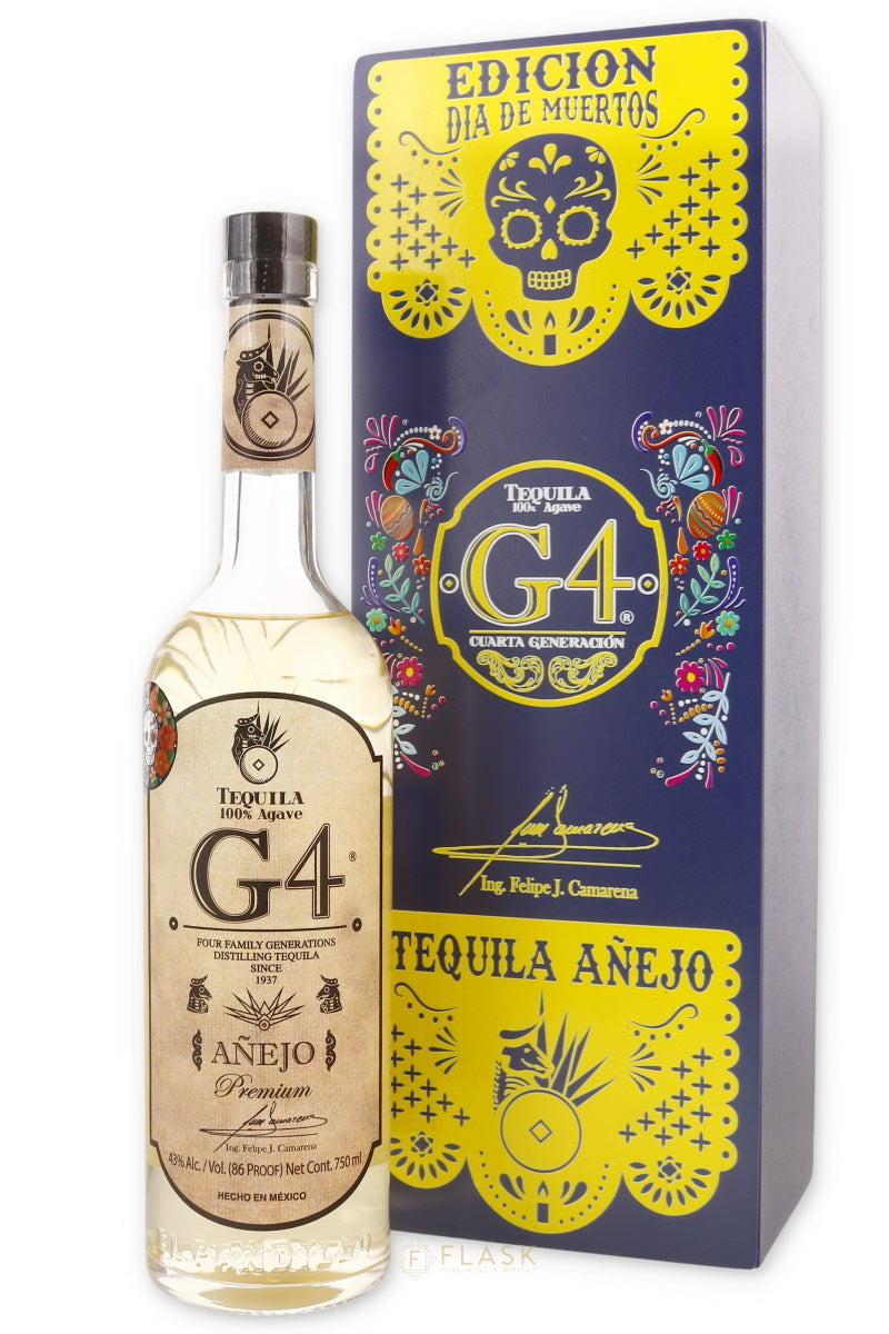 G4 Edicion Dia de Muertos Tequila Reposado - Flask Fine Wine & Whisky