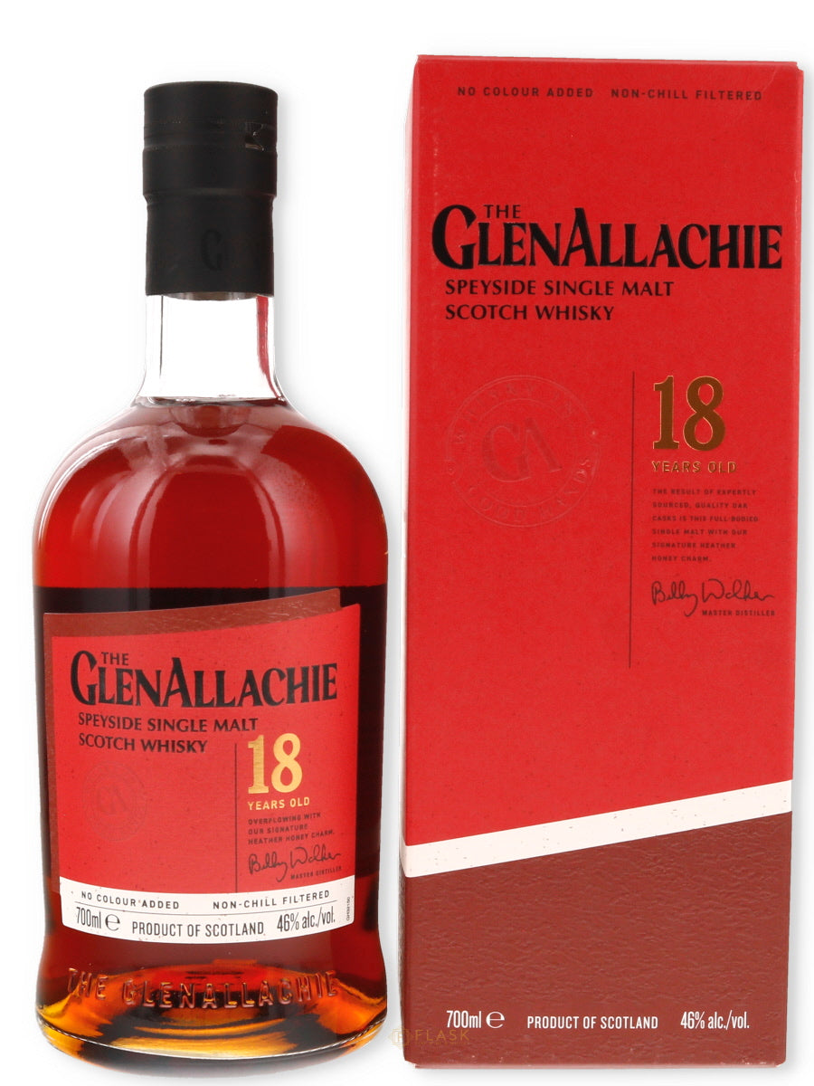 GlenAllachie 18 year old Speyside Single Malt Scotch 92 proof 700ml