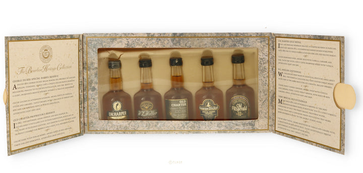 Bourbon Heritage Collection 5 Bottle Miniature Set (5x50ml Bottles) - Flask Fine Wine & Whisky