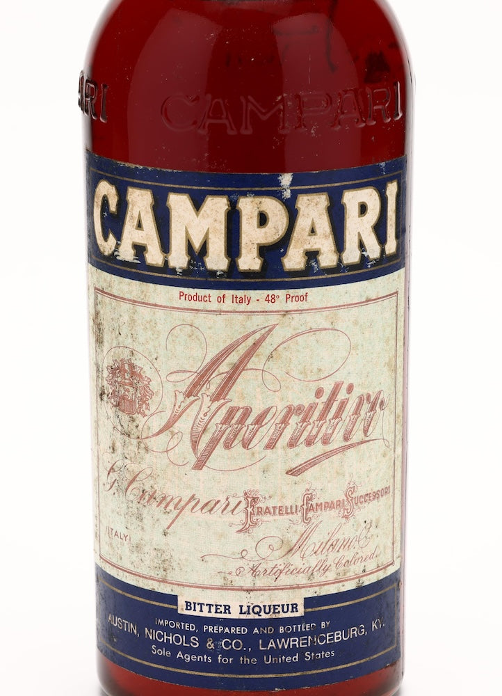 Campari Vintage Bottled 1970s / Austin Nichols US Import 1 Quart