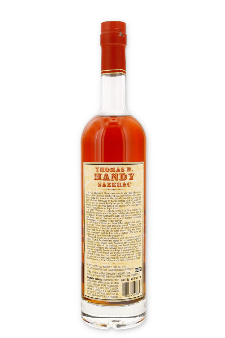 Thomas H Handy Sazerac Rye Whiskey 2025 Release