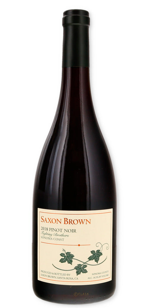 Saxon Brown 'Fighting Brothers' Pinot Noir 2018 - Flask Fine Wine & Whisky