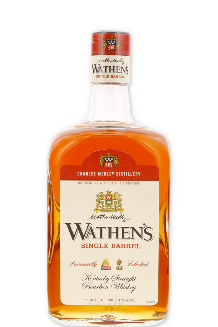 Charles Medley Distillers Wathen's Single Barrel Kentucky Straight Bourbon Whiskey 750ml - Flask Fine Wine & Whisky