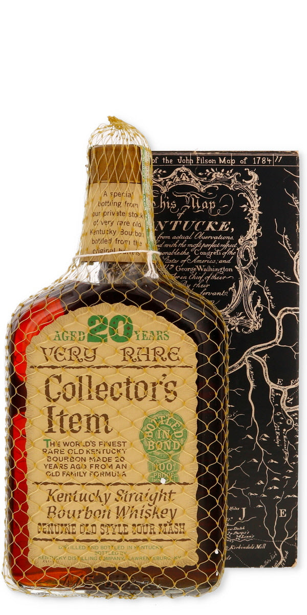 Collector's Item Bourbon 1955 Bottled in Bond 20 Year Old 100 Proof - Flask Fine Wine & Whisky