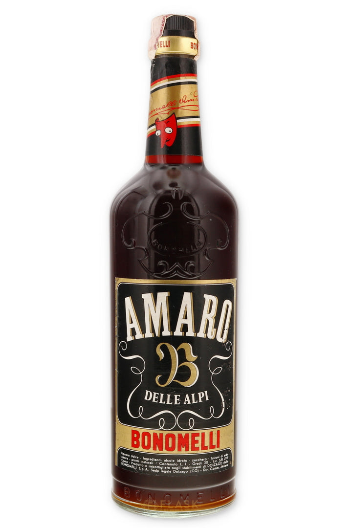 Bonomelli Vintage Amaro Alpino 1 Liter 1970s