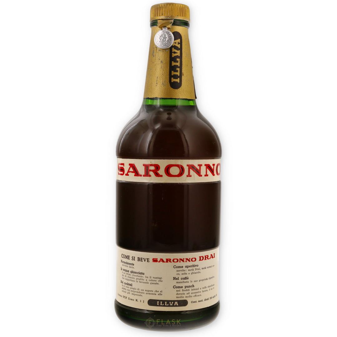 Saronno Drai Illva Vintage Amaro Extra Secco 1 Liter 1940s/1950s