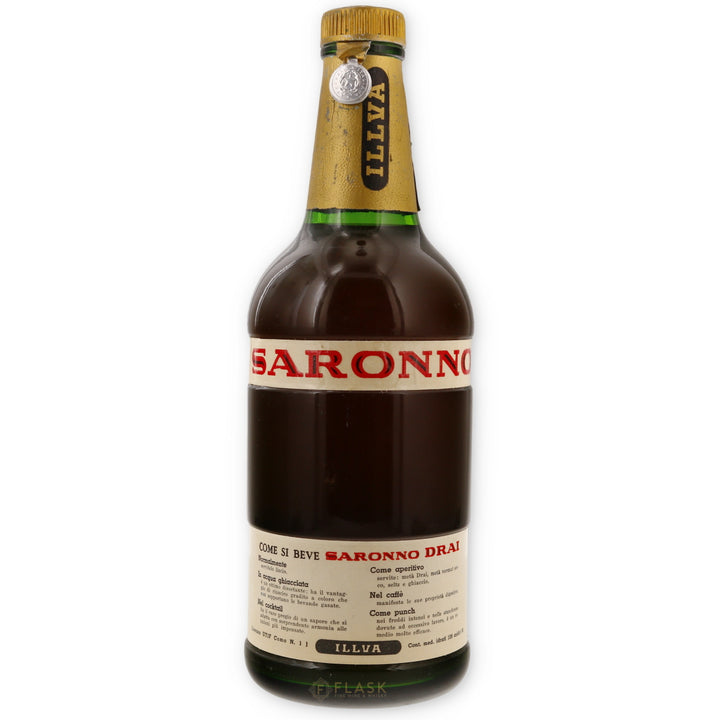 Saronno Drai Illva Vintage Amaro Extra Secco 1 Liter 1940s/1950s