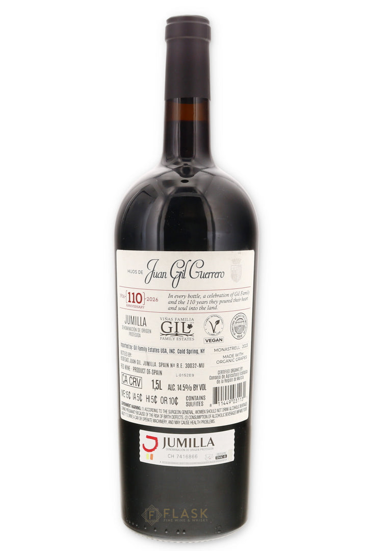Juan Gil 110th Anniversary Jumilla Monastrell 1.5 Liter Magnum - Flask Fine Wine & Whisky