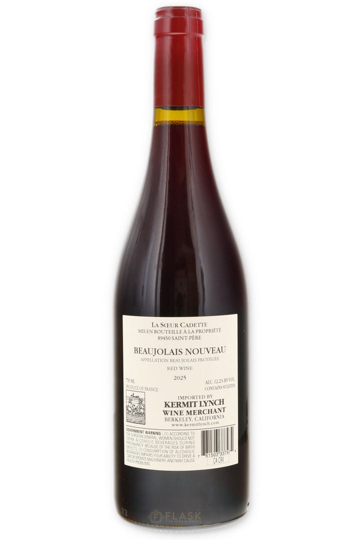 La Soeur Cadette Beaujolais Nouveau 2025