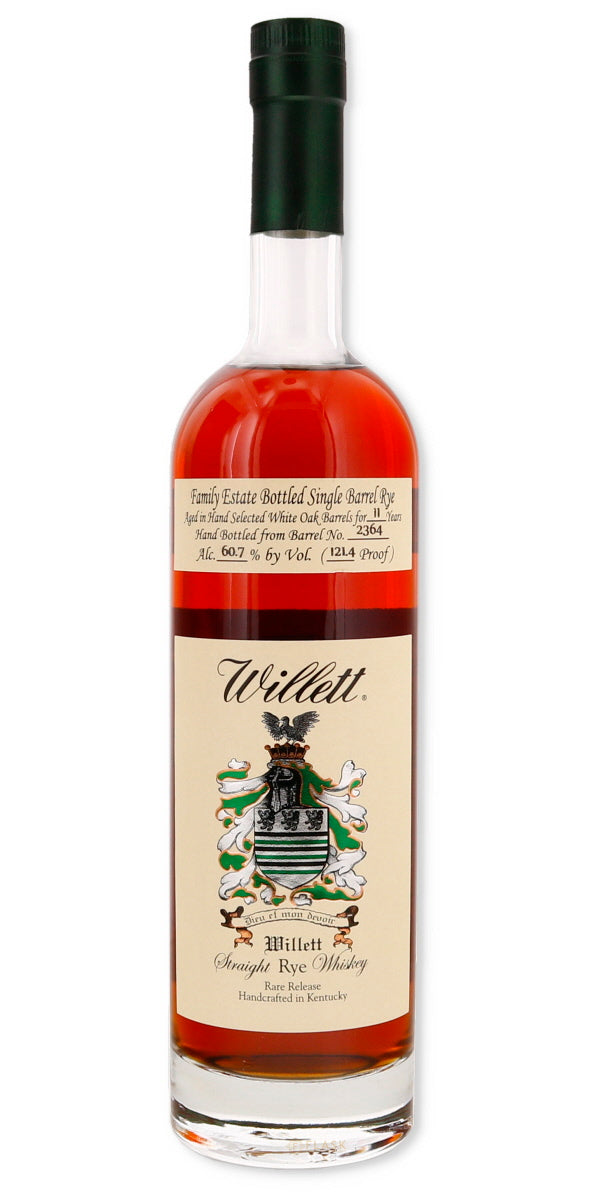 Willett Family Estate 11 Year Rye Single Cask 2364 Best For Last 121.4 proof