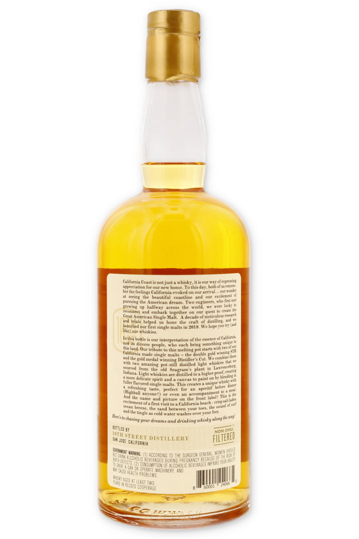 10th Street Distillery California Coast Blended American Whisky 750ml