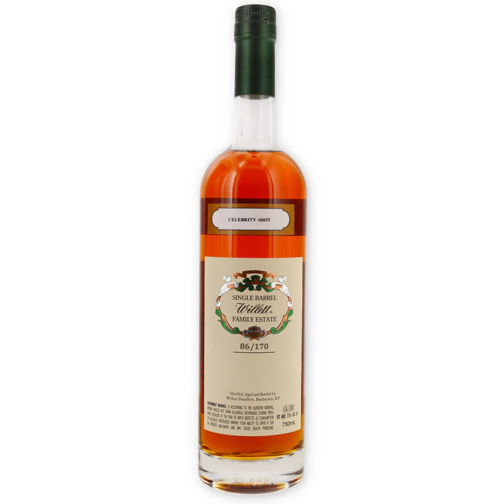 Willet Family Estate 6 Year Straight Rye Whiskey Barrel 3662 Celebrity Shot 118.6 Proof