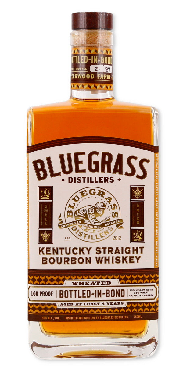Bluegrass Distillers Wheated Bottled in Bond Kentucky Straight Bourbon Whiskey - Flask Fine Wine & Whisky