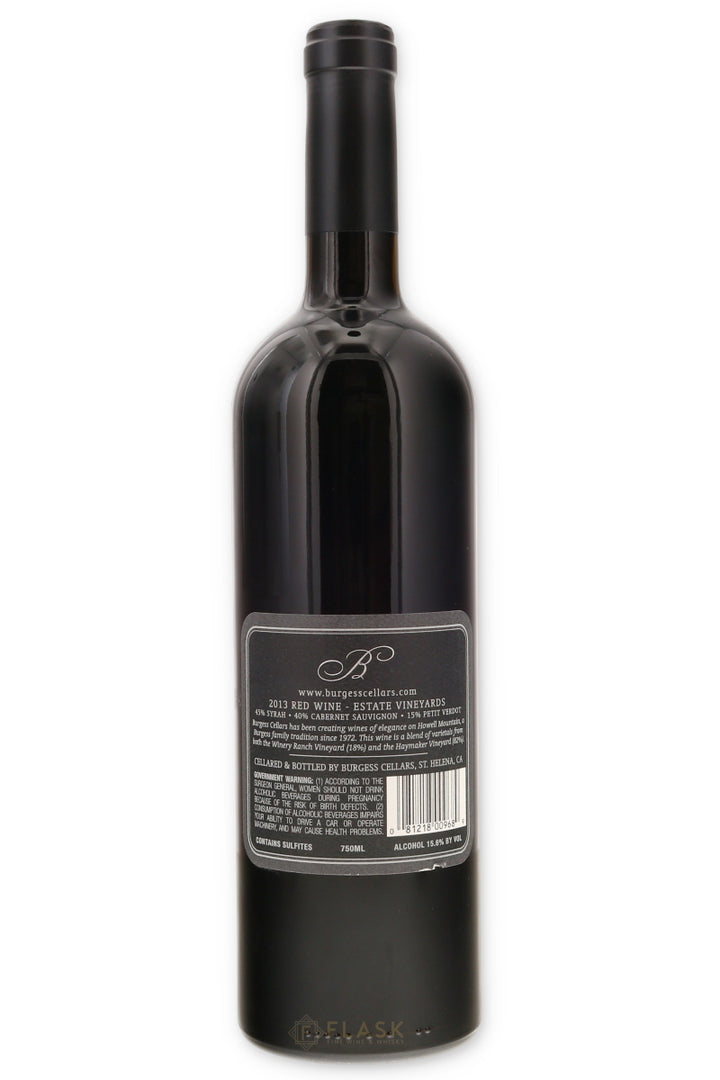 Burgess Cellars Mountaineer Red Blend Howell Mountain 2013