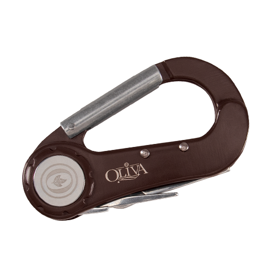 Oliva Cigar Golf Tool Cutter With Carabiner - Flask Fine Wine & Whisky