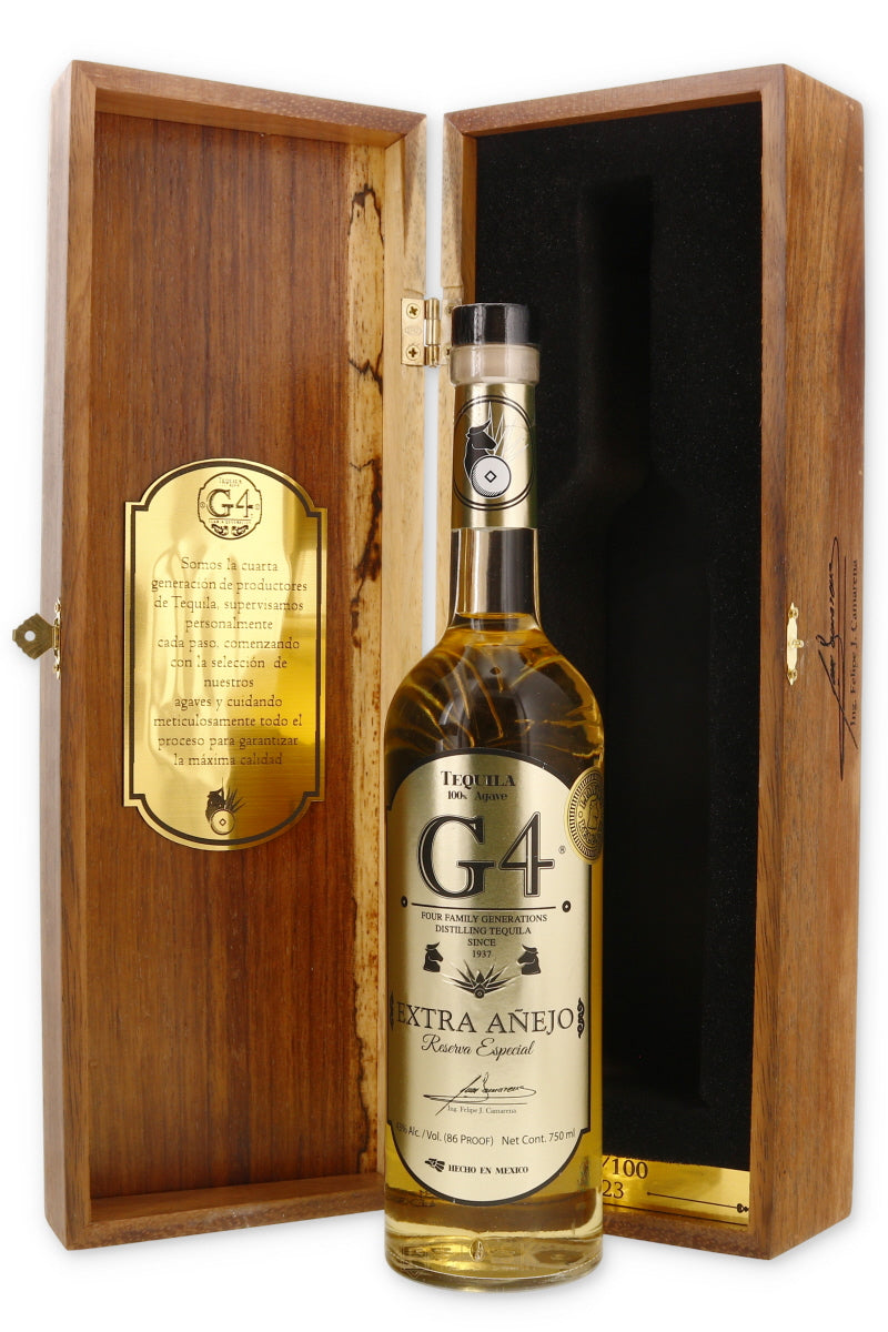 G4 Extra Anejo 6 Year Tequila Reserva Especial UK Edition (1 of 100) - Flask Fine Wine & Whisky