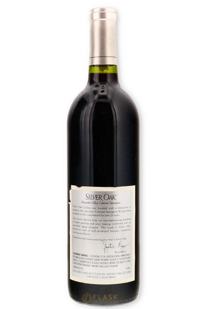 Silver Oak Alexander Valley Cabernet Sauvignon 1996 - Flask Fine Wine & Whisky