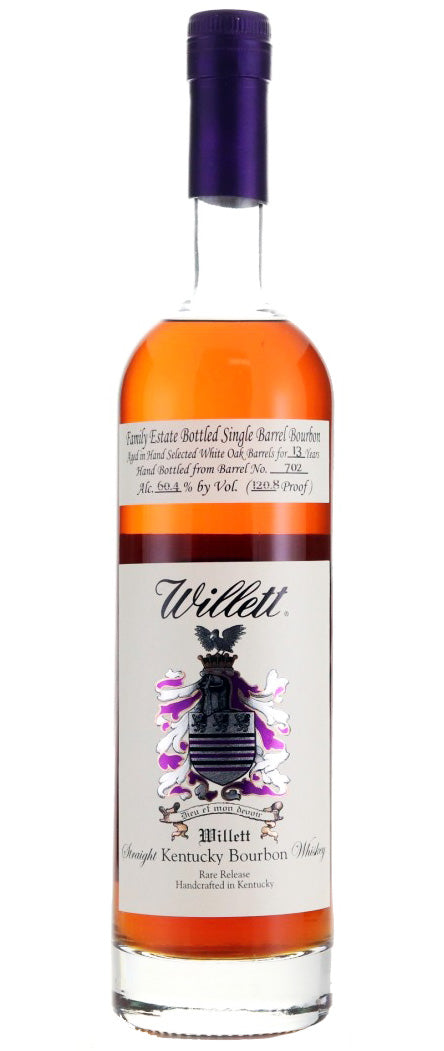 Willett Family Estate 13 Year Old Single Barrel Bourbon #702 120.8 Proof - Flask Fine Wine & Whisky