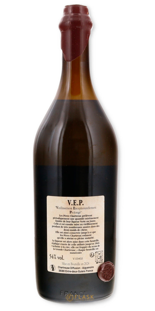 Buy Chartreuse Green VEP 1 Liter [Cracked Wax/No Box] | Flask Wines