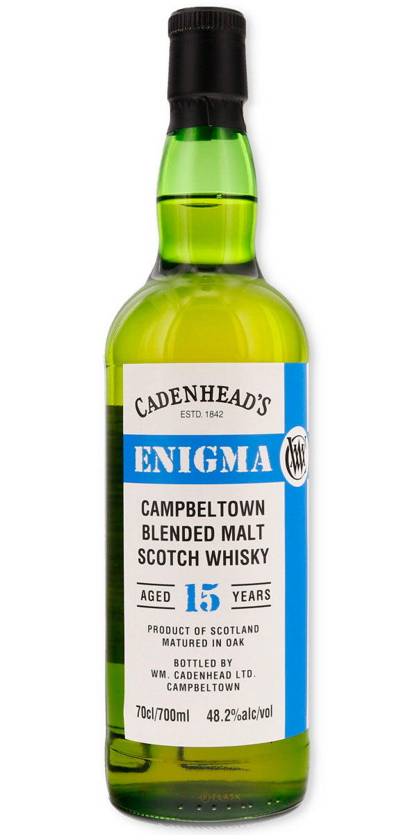 Cadenheads Enigma 2008 15 Year Old Campbelltown Blended Malt Scotch Whisky - Flask Fine Wine & Whisky