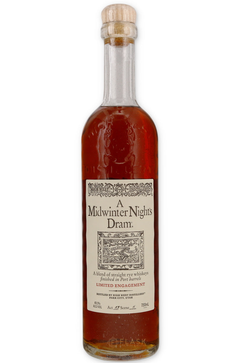 Buy High West A Midwinter Nights Dram Straight Rye Whiskey Act 13 ...