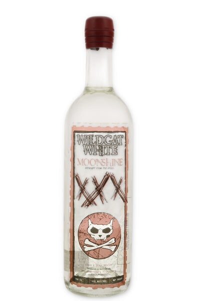 Wildcat White XXX Moonshine 750ml - Flask