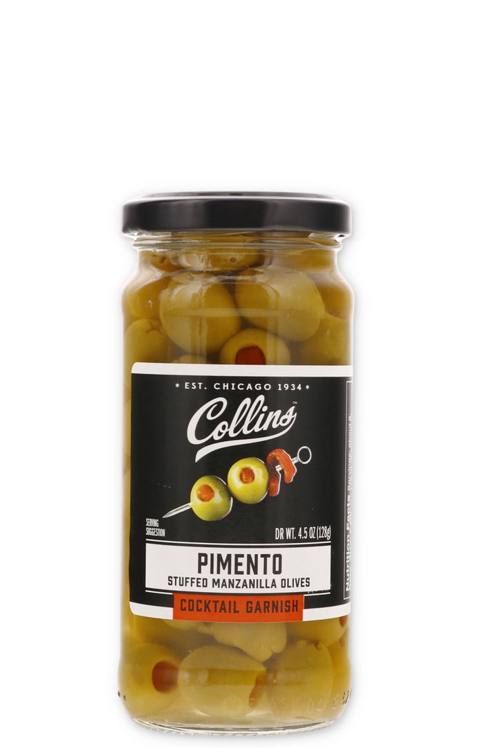 Collins Pimento Cocktail Olives 4.5 oz. - Flask Fine Wine & Whisky