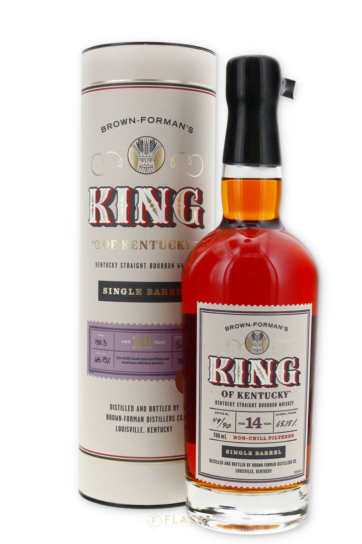 Brown Forman King of Kentucky 14 Year Old Single Barrel Bourbon 2026 Release 130.3 Proof