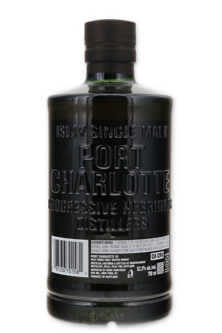 Port Charlotte 18 Year Aged Islay Single Malt Scotch 2026 Release - Flask Fine Wine & Whisky