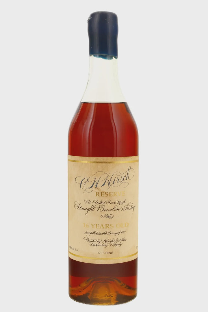 A.H. Hirsch 1974 16 Year Old Bourbon / Blue Wax 1990s