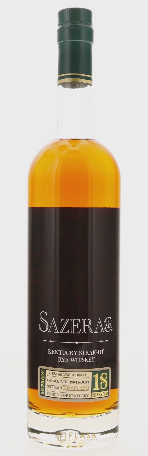 Buy Sazerac 18 Year Old Rye Whiskey 2021 | Flask Wines