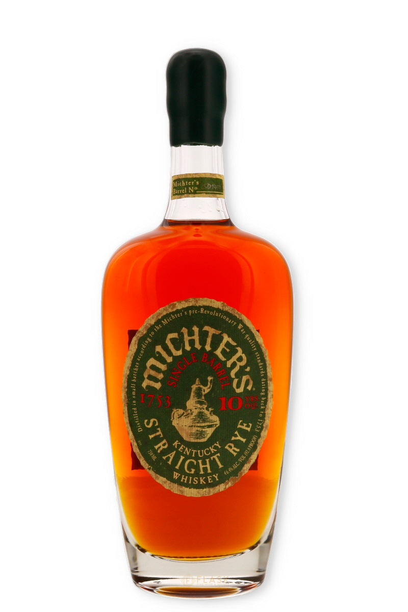 Mickers Whiskey Michters 10 Year Old Single Barrel Straight Rye Whiskey 2025 | Flask Wines