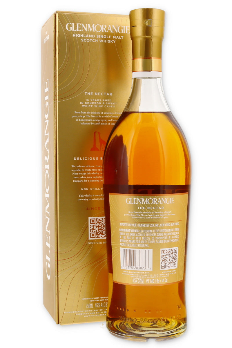 Glenmorangie The Nectar 16 Year Aged Single Malt Scotch - Flask Fine Wine & Whisky