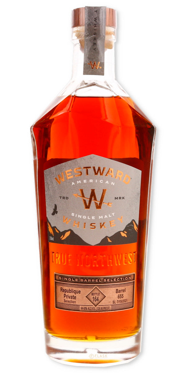 Westward Single Barrel Selection American Single Malt Whiskey