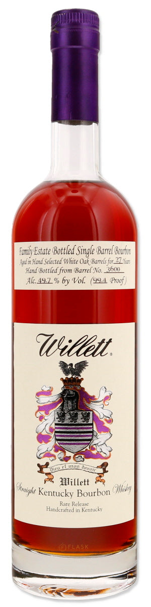 Willett Family Estate 27 Year Old Single Barrel Bourbon #3600 FF - Flask Fine Wine & Whisky