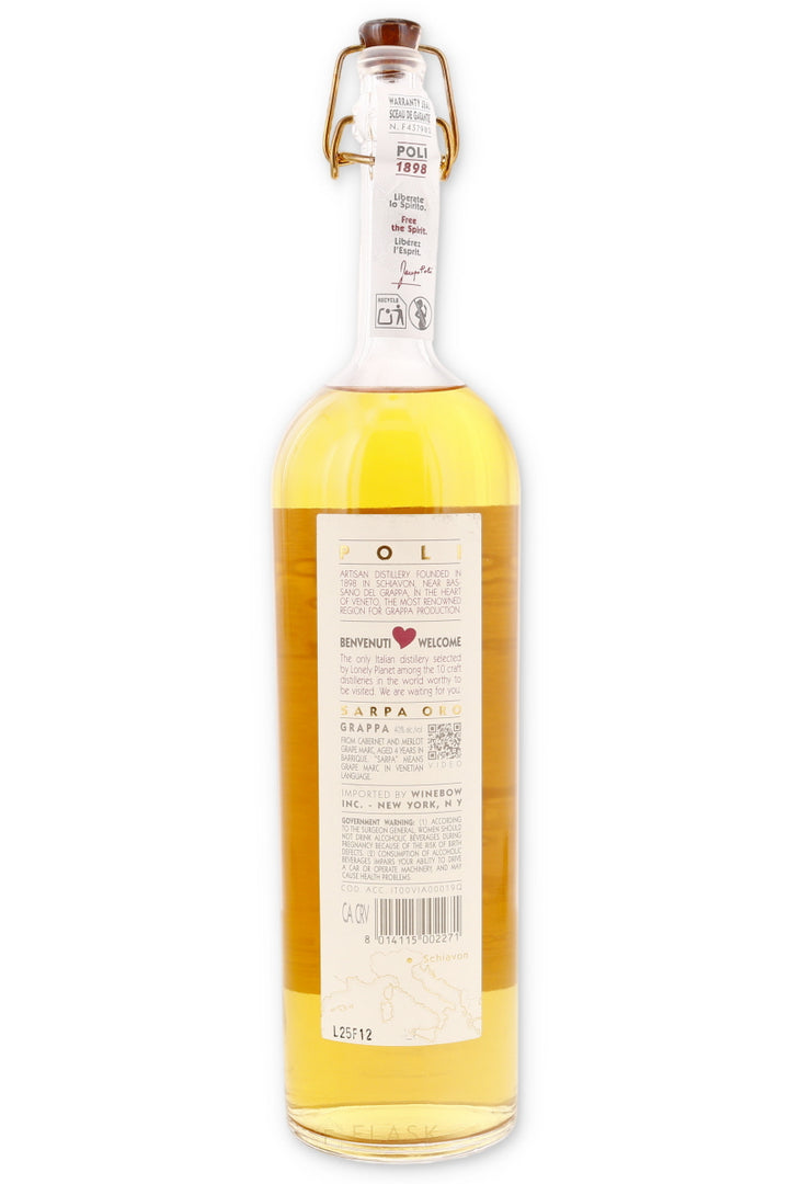 Poli Sarpa Oro Grappa 700ml