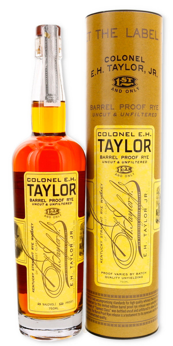 Buy Colonel E.H. Taylor Barrel Proof Rye Whiskey | Flask