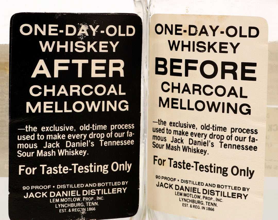 Jack Daniel's Before & After Charcoal Mellowing One Day Old Whiskey Set 90 Proof / 2 x 500ml Bottles - Flask Fine Wine & Whisky