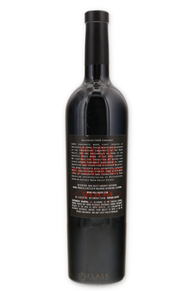 Inglenook Rubicon Cask Cabernet Sauvignon Rutherford 2009 - Flask Fine Wine & Whisky