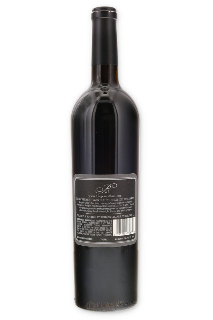 Burgess Estate Reserve Cabernet Sauvignon Howell Mountain 2014