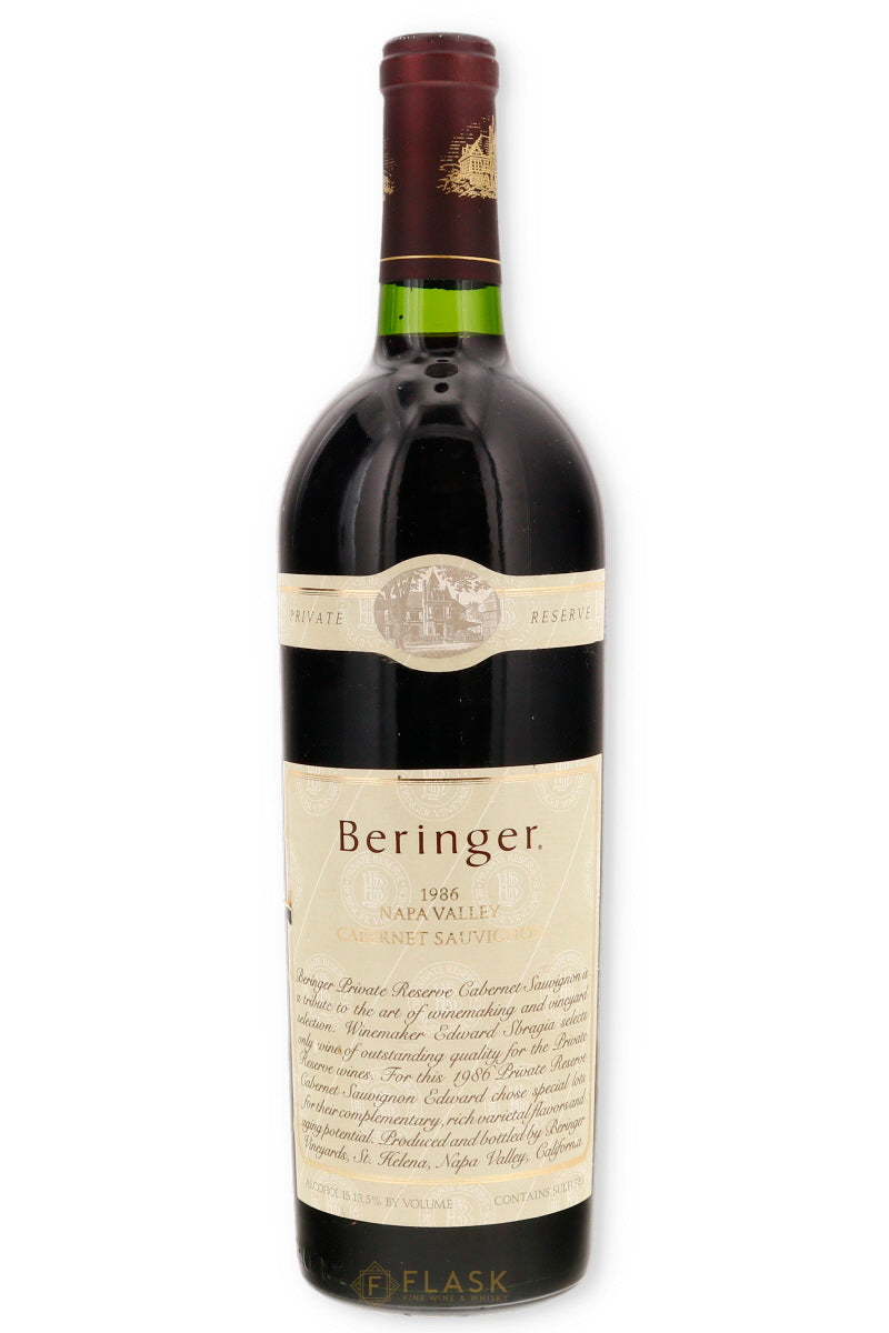 Beringer Private Reserve Cabernet Sauvignon 1986 - Flask Fine Wine & Whisky