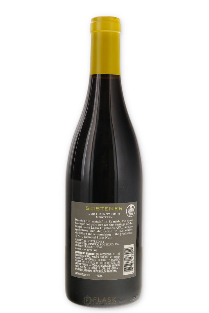 Sostener Monterey Pinot Noir 2021