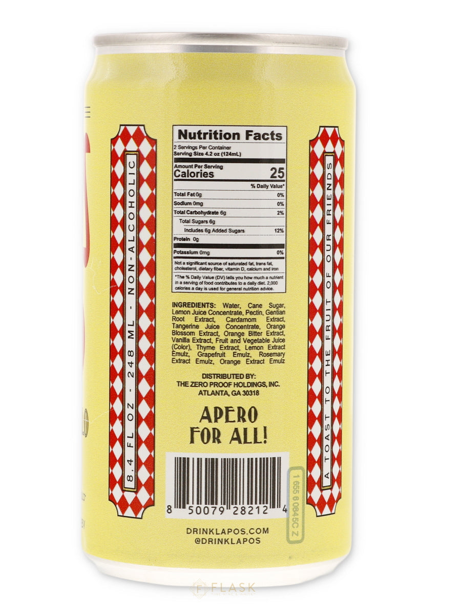 Lapos Non-Alcoholic Limoncello Spritz 250ml