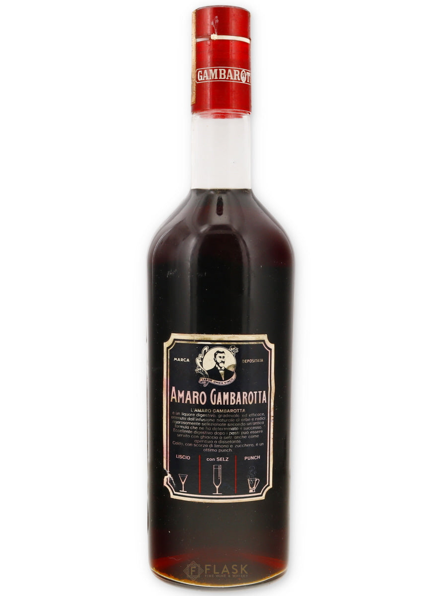 Gambarotta Vintage Amaro 1 Liter 1970s