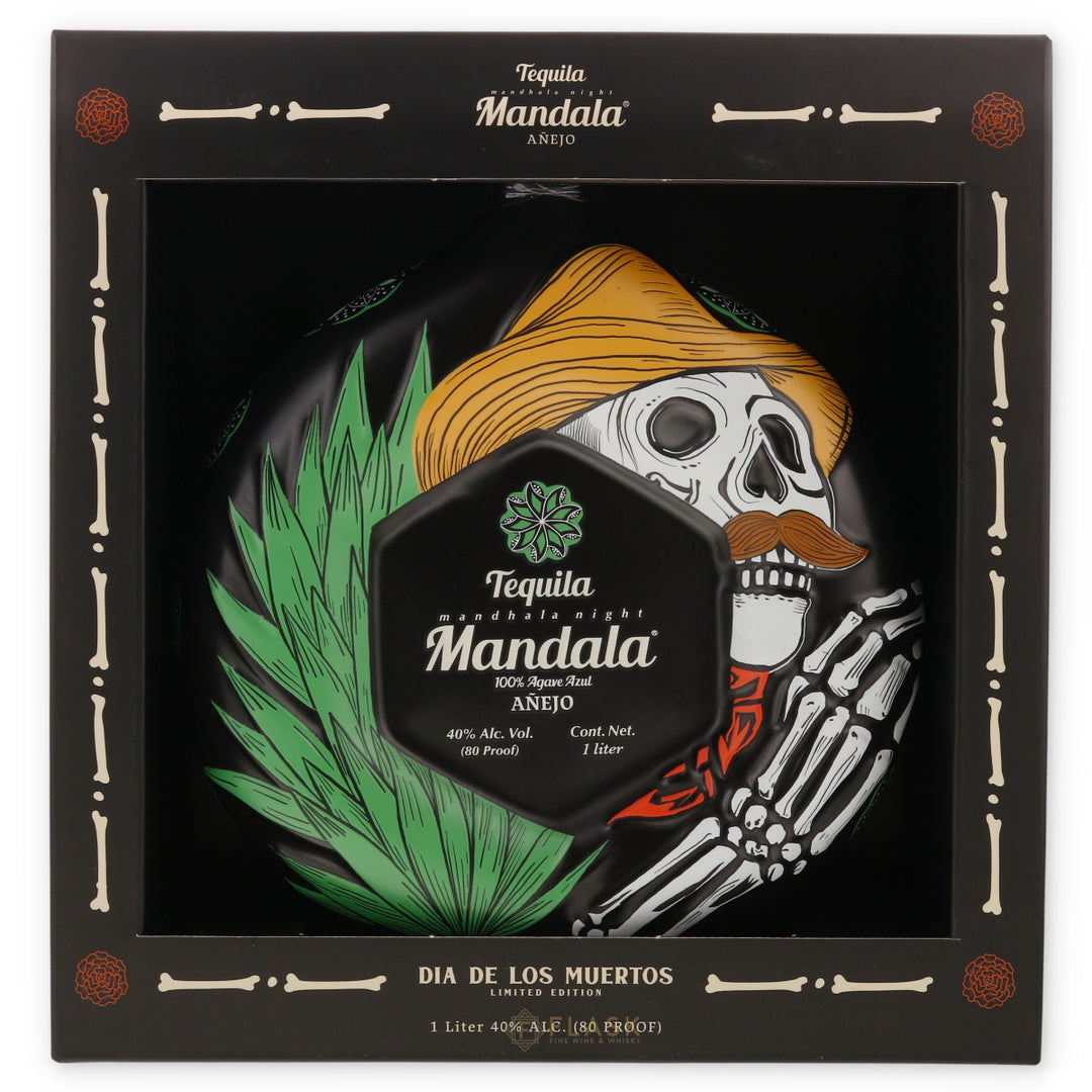 Mandala Tequila Anejo Dia de los Muertos Edition 2025 El Catrin (male) - Flask Fine Wine & Whisky