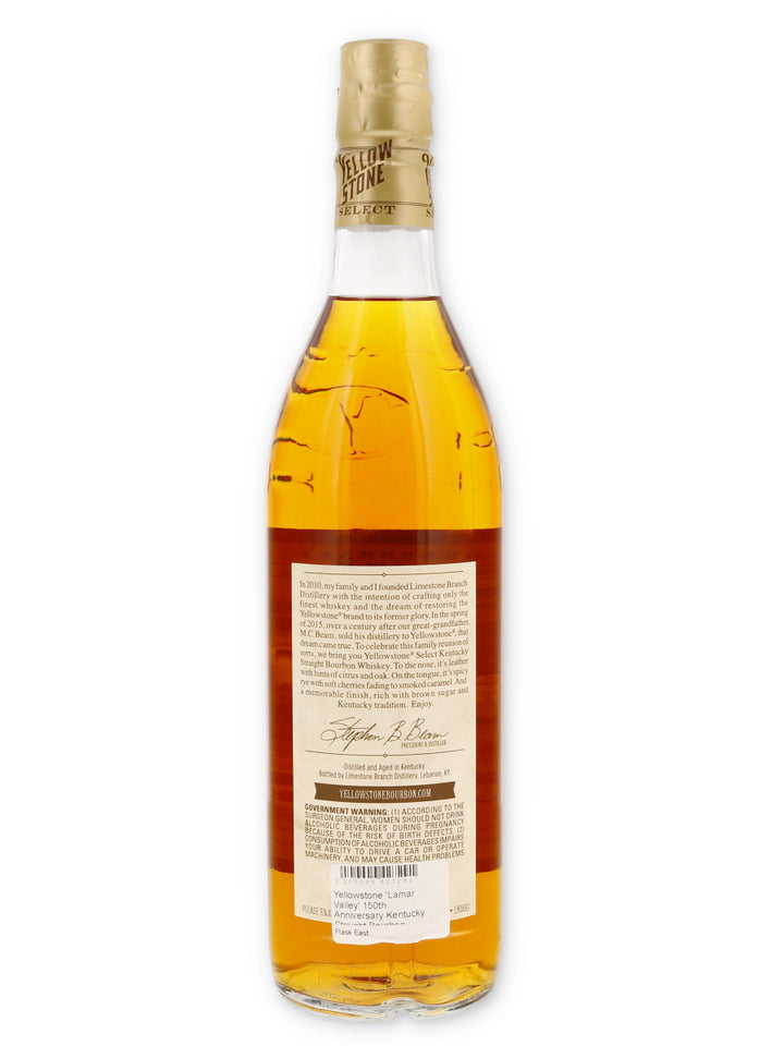 Yellowstone 'Lamar Valley' 150th Anniversary Kentucky Straight Bourbon Whiskey 750ml - Flask Fine Wine & Whisky