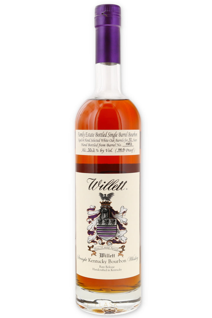 Willett Family Estate 12 Year Old Bourbon Cask #1983 "Willett with Two T's" 110.6 proof