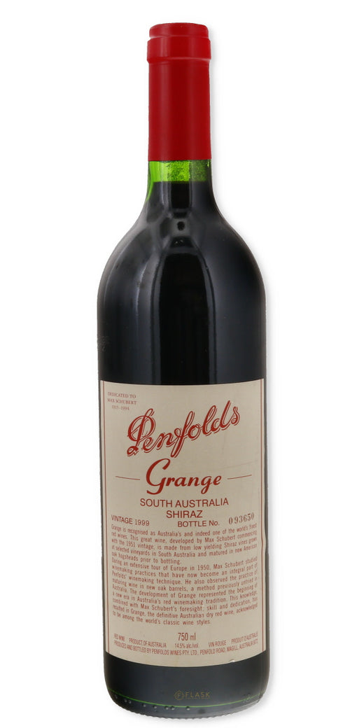 Penfolds Grange 1999 - Flask Fine Wine & Whisky
